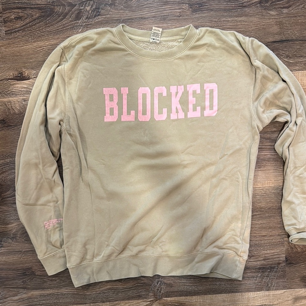 Call Her Daddy Blocked Crew Neck
